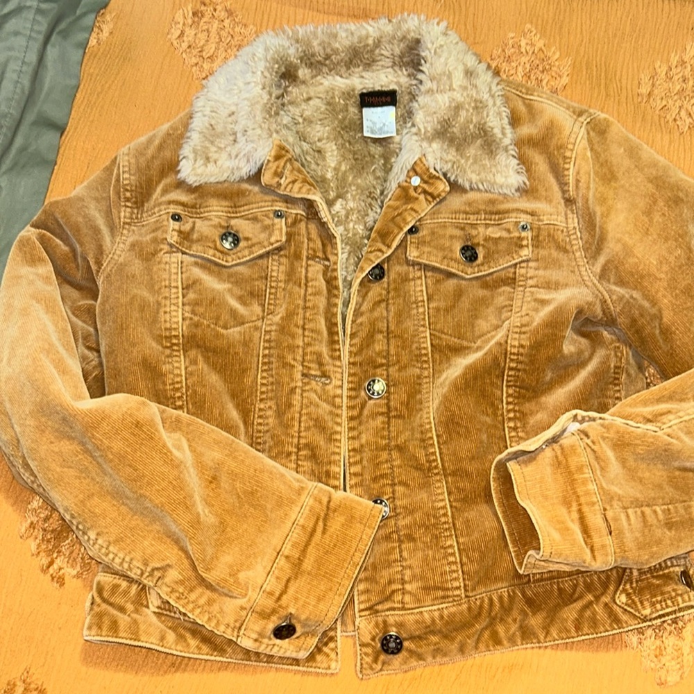 Tan corduroy jacket size S